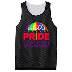 Happy Pride Month Celebration Mesh Reversible Basketball Jersey Tank