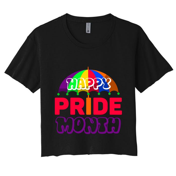 Happy Pride Month Celebration Crop Top