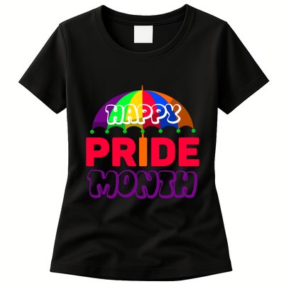 Happy Pride Month Celebration Womens T-Shirt