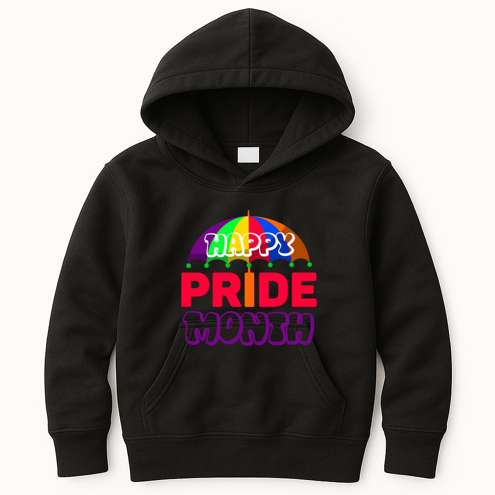 Happy Pride Month Celebration Kids Hoodie