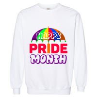 Happy Pride Month Celebration Garment-Dyed Sweatshirt