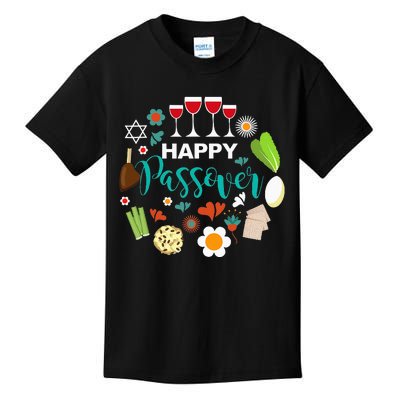 Happy Passover Meal Seder Dinner Kids T-Shirt