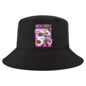 Hot Pink Moo Deng Hippo Meme Funny Cool Comfort Performance Bucket Hat