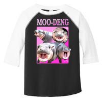 Hot Pink Moo Deng Hippo Meme Funny Toddler Fine Jersey T-Shirt