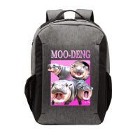 Hot Pink Moo Deng Hippo Meme Funny Vector Backpack