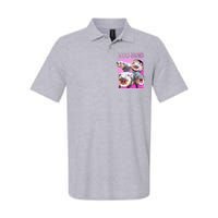 Hot Pink Moo Deng Hippo Meme Funny Softstyle Adult Sport Polo