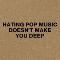Hating Pop Music DoesnT Make You Deep Cotton Canvas Backpack