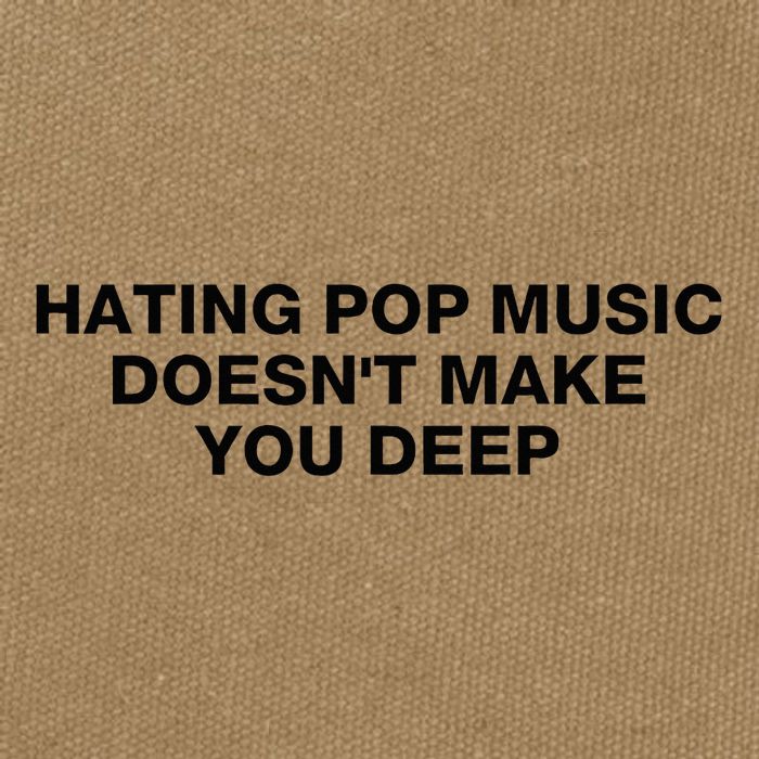 Hating Pop Music DoesnT Make You Deep Cotton Canvas Backpack