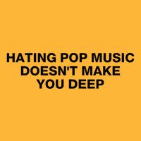 Hating Pop Music DoesnT Make You Deep Pom Pom 12in Knit Beanie