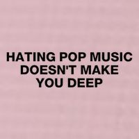 Hating Pop Music DoesnT Make You Deep 25L Jumbo Tote