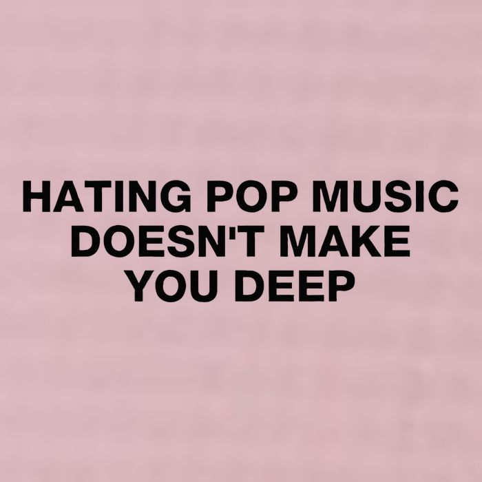 Hating Pop Music DoesnT Make You Deep 25L Jumbo Tote