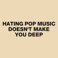 Hating Pop Music DoesnT Make You Deep Drawstring Bag