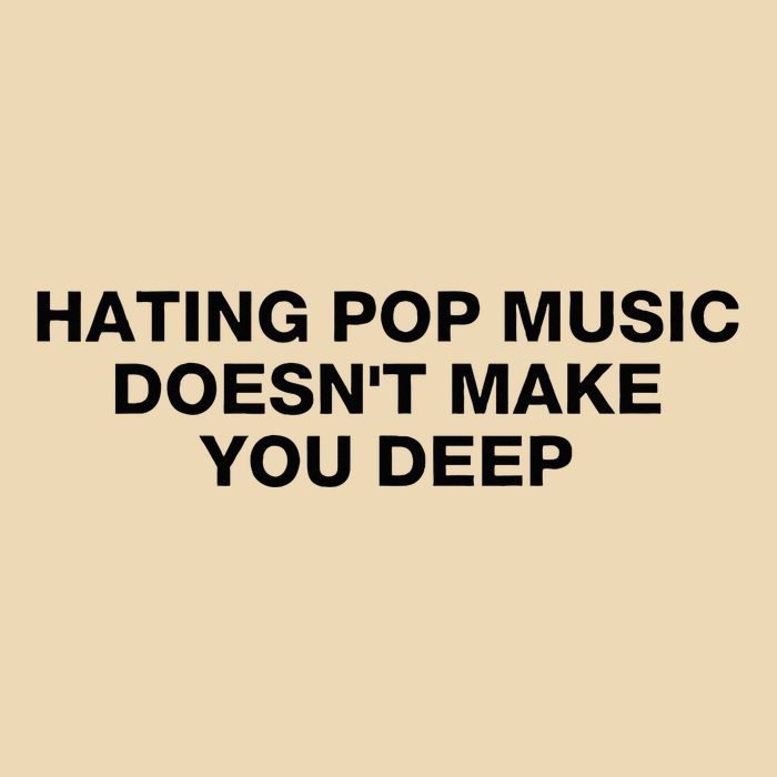 Hating Pop Music DoesnT Make You Deep Drawstring Bag