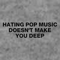 Hating Pop Music DoesnT Make You Deep 7-Panel Snapback Hat