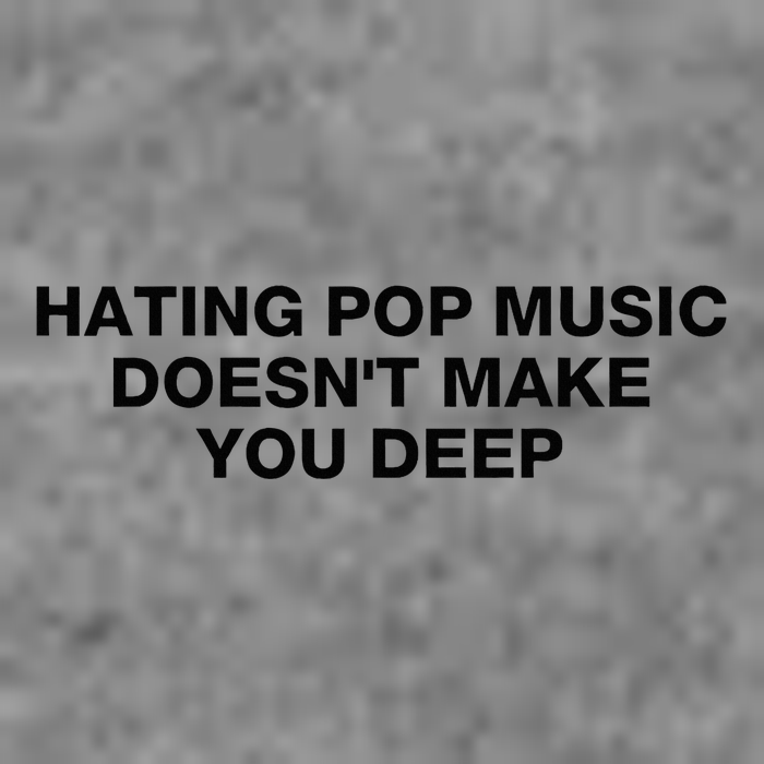 Hating Pop Music DoesnT Make You Deep 7-Panel Snapback Hat