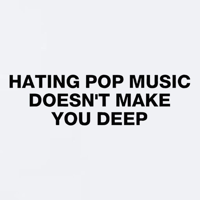 Hating Pop Music DoesnT Make You Deep Sueded Cloud Jersey T-Shirt
