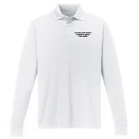 Hating Pop Music DoesnT Make You Deep Performance Long Sleeve Polo