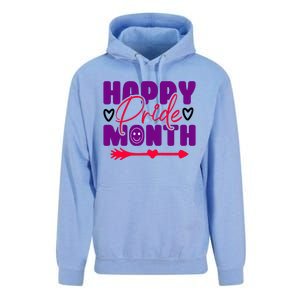 Happy Pride Month Celebration Graphic Unisex Surf Hoodie