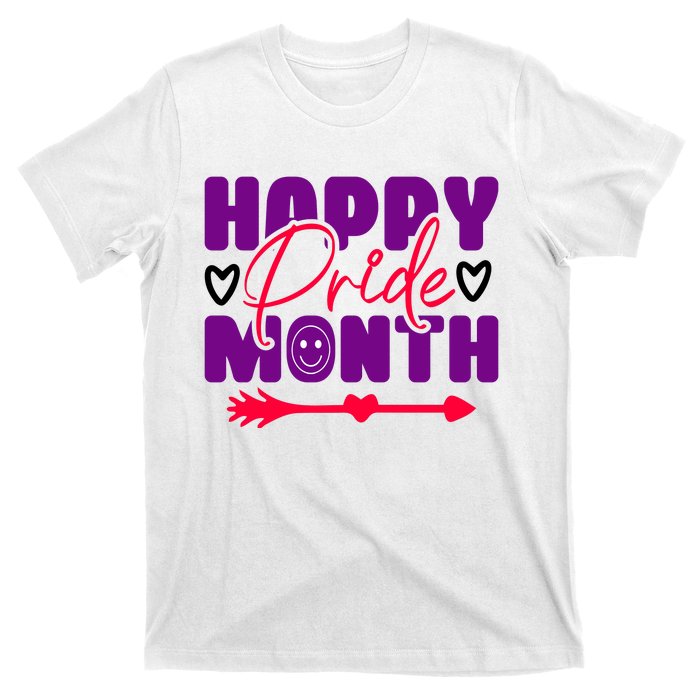 Happy Pride Month Celebration Graphic T-Shirt