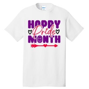 Happy Pride Month Celebration Graphic Tall T-Shirt