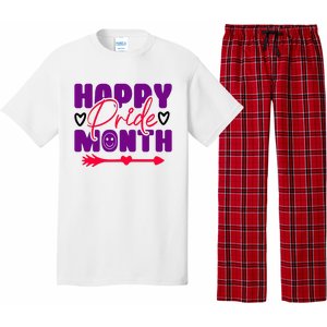 Happy Pride Month Celebration Graphic Pajama Set