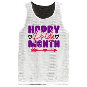 Happy Pride Month Celebration Graphic Mesh Reversible Basketball Jersey Tank