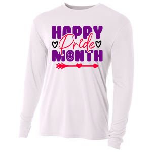 Happy Pride Month Celebration Graphic Cooling Performance Long Sleeve Crew