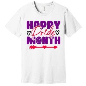 Happy Pride Month Celebration Graphic Premium T-Shirt