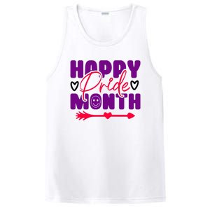 Happy Pride Month Celebration Graphic PosiCharge Competitor Tank