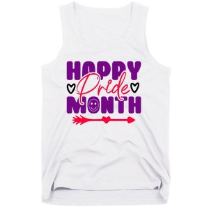 Happy Pride Month Celebration Graphic Tank Top