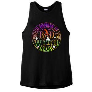 Halloween Proud Member Of Bad Witch Club Witch Lovers Meaningful Gift Ladies PosiCharge Tri-Blend Wicking Tank