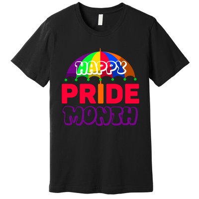 Happy Pride Month Celebration Graphic Premium T-Shirt