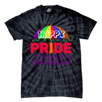 Happy Pride Month Celebration Graphic Tie-Dye T-Shirt