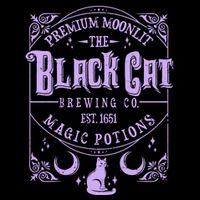 Halloween Premium Moonlit The Black Cat Magic Potions Est 1651 Backpack