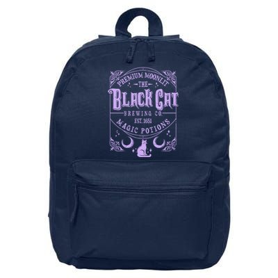 Halloween Premium Moonlit The Black Cat Magic Potions Est 1651 16 in Basic Backpack