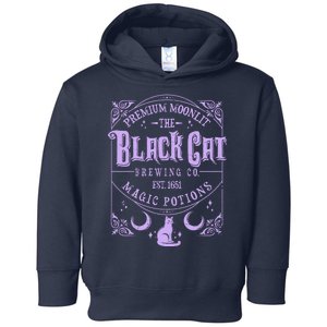 Halloween Premium Moonlit The Black Cat Magic Potions Est 1651 Toddler Hoodie