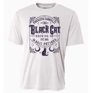 Halloween Premium Moonlit The Black Cat Magic Potions Est 1651 Cooling Performance Crew T-Shirt