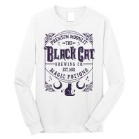 Halloween Premium Moonlit The Black Cat Magic Potions Est 1651 Long Sleeve Shirt