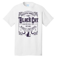 Halloween Premium Moonlit The Black Cat Magic Potions Est 1651 Tall T-Shirt