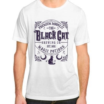 Halloween Premium Moonlit The Black Cat Magic Potions Est 1651 Adult ChromaSoft Performance T-Shirt