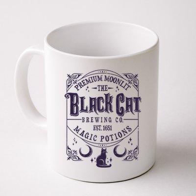 Halloween Premium Moonlit The Black Cat Magic Potions Est 1651 Mug
