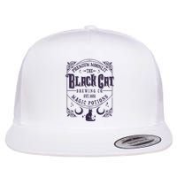 Halloween Premium Moonlit The Black Cat Magic Potions Est 1651 Flatbill Hat