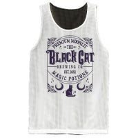 Halloween Premium Moonlit The Black Cat Magic Potions Est 1651 Mesh Reversible Basketball Jersey Tank