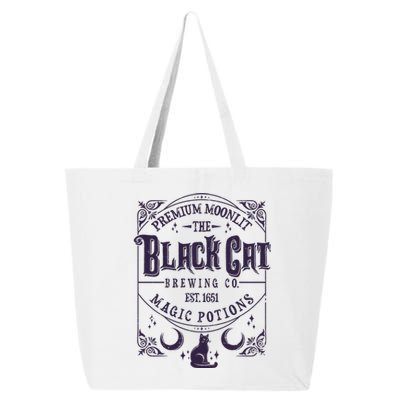 Halloween Premium Moonlit The Black Cat Magic Potions Est 1651 25L Jumbo Tote