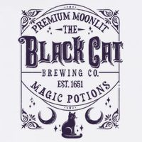 Halloween Premium Moonlit The Black Cat Magic Potions Est 1651 Tank Top