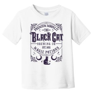 Halloween Premium Moonlit The Black Cat Magic Potions Est 1651 Toddler T-Shirt