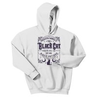 Halloween Premium Moonlit The Black Cat Magic Potions Est 1651 Kids Hoodie