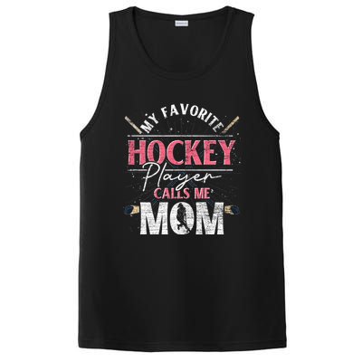 Hockey Player Mom Sport Mothers Day Hockey Fan Hockey Gift PosiCharge Competitor Tank