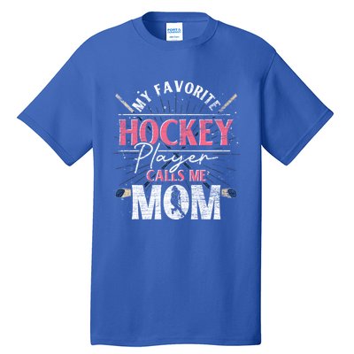 Hockey Player Mom Sport Mothers Day Hockey Fan Hockey Gift Tall T-Shirt