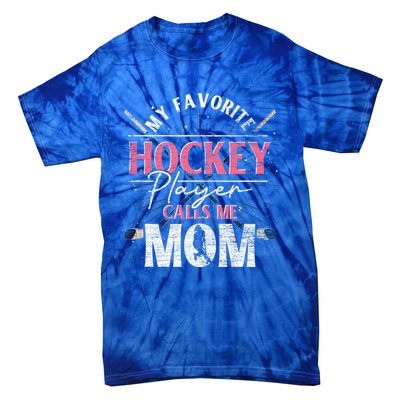 Hockey Player Mom Sport Mothers Day Hockey Fan Hockey Gift Tie-Dye T-Shirt